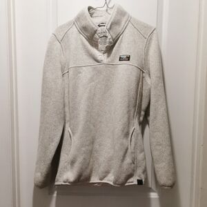 L.L. Bean Women's Heathered Gray Cowl Neck Sweater